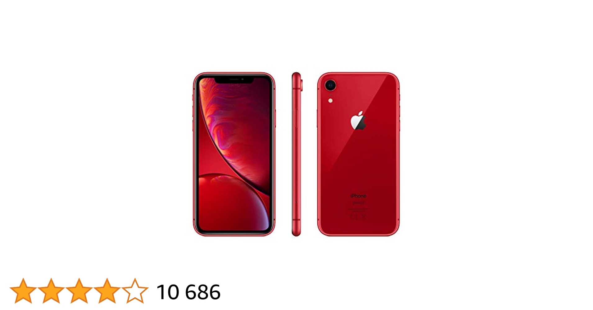 Apple iPhone XR Product Red 本体 128GB Apple iPhone XR, 128 Go, PRODUCT(RED) (Reconditionné